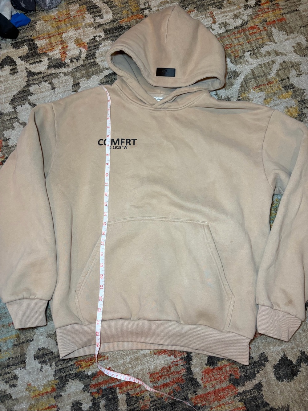 Comfort Beige Unisex Hoodie Sweatshirt & Pant Set